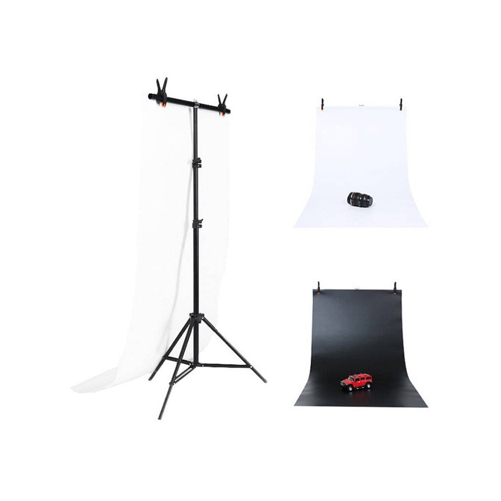 Fotostudijos fono palaikymas Puluz 70x200cm + Backdrops 2 vnt DCA0976