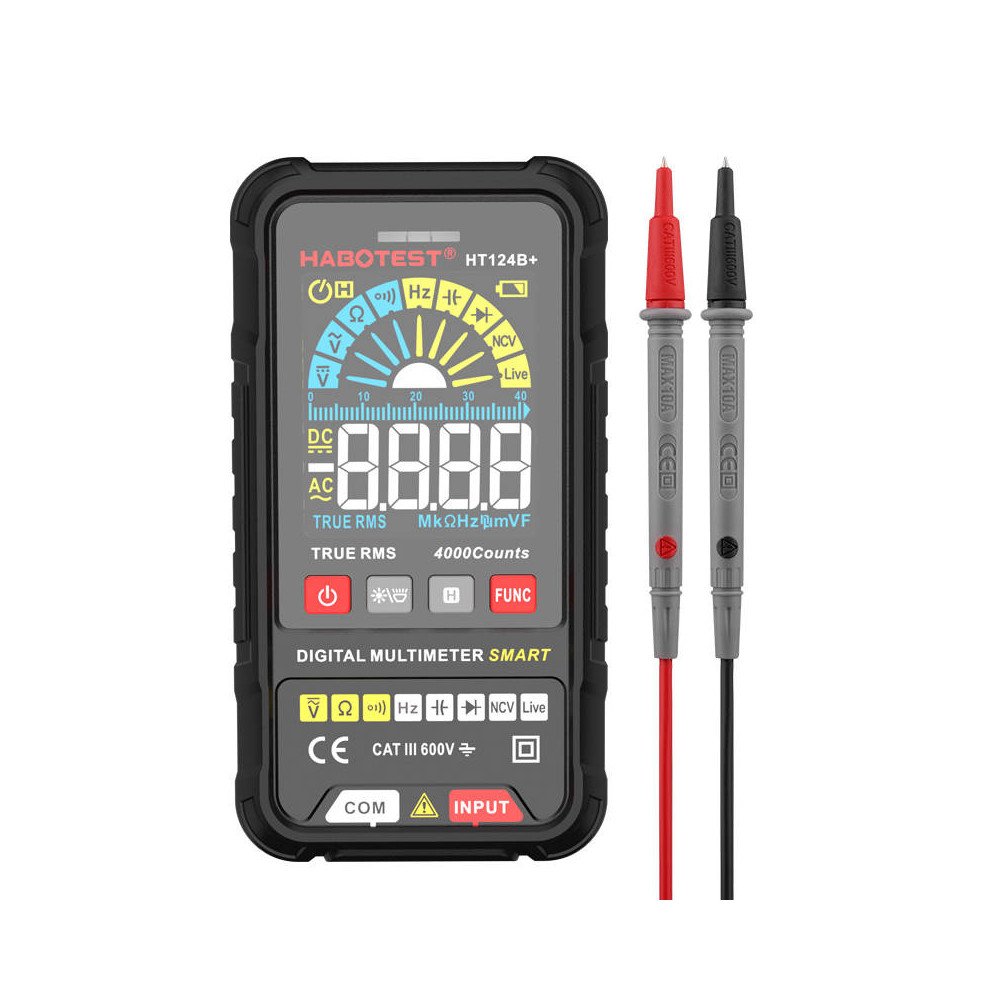 Habotest HT124B+ skaitmeninis universalus multimetras