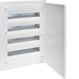 Hager VF418PZF Flush-Mounted Distribution Board 72 Modules White Door