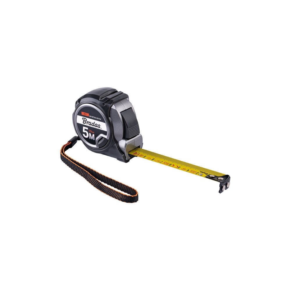 TAPE MEASURE DIY-MTS33-0519/K 5 m BRADAS