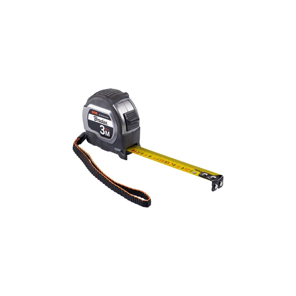 TAPE MEASURE DIY-MTS34-0316/K 3 m BRADAS