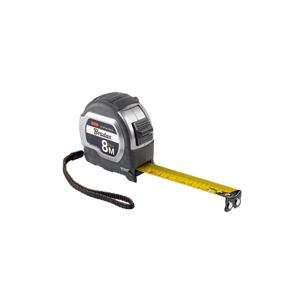 TAPE MEASURE DIY-MTS34-0825/K 8 m BRADAS
