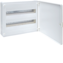 Hager VS218PD Surface Mount Distribution Board, 36 Modules, White Door