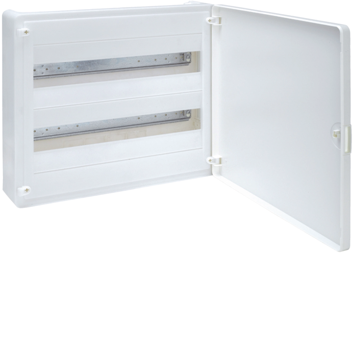 Hager VS218PD Surface Mount Distribution Board, 36 Modules, White Door