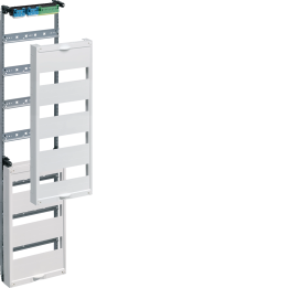 Hager UW71U Universal Distribution Board, 7 Rows, 1050mm Height, DIN Rail Mount