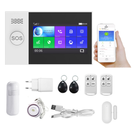Центральная сигнализация Wifi GSM RF433 МГц TUYA