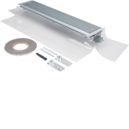 Hager BKFDE600105 End Cap for Cable Trunking, Grey (RAL 7035)