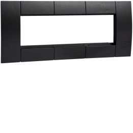 Hager GT4539011 Smart Socket Outlet Box 3 Gang 45x45mm Black