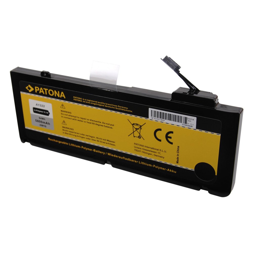 APPLE MacBook baterija, skirta 13 5800 mAh Li-Pol 11,1V + irankiai