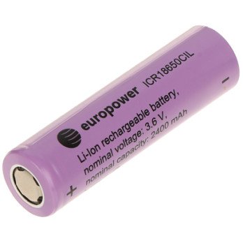 LI-ION AKUMULIATORIUS BAT-ICR18650CIL/EP 3.6 V EUROPOWER
