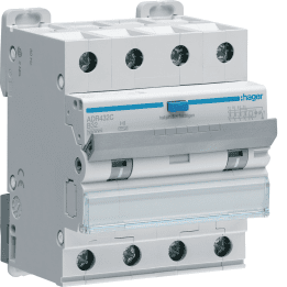 Hager ADM432C RCBO 4P 6kA B-32A 30mA Type A