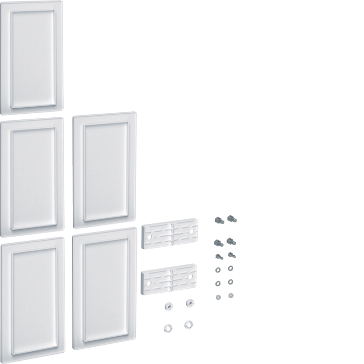 Hager FZ775A Vertical Adapter Set, 5-Section, for FR/FS Distribution Boards