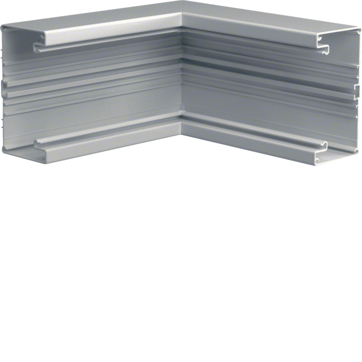 Hager R9706ELN T-piece for BRA 70132 Cable Trunking, Natural Anodized Aluminium