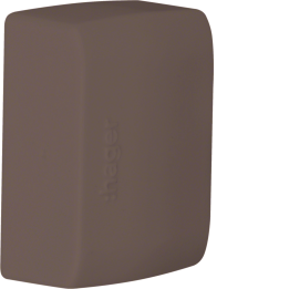 Hager ATA123068014 End Cap for ATEHA 12x30 Duct, Brown