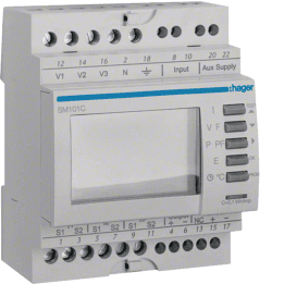 Hager SM101C Communicant modulinis daugiafunkcis matuoklis