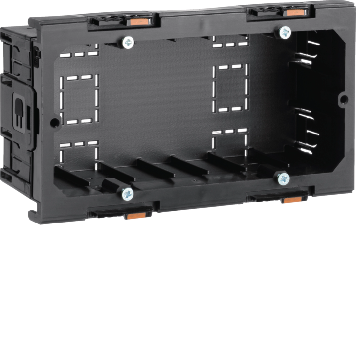 Hager G2860 Outlet Box 2-gang Energy f-mount Domestic Smart Socket