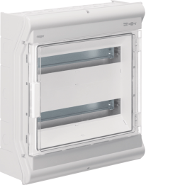 Hager VE218PN Surface-Mounted Enclosure, IP65, 36 Modules
