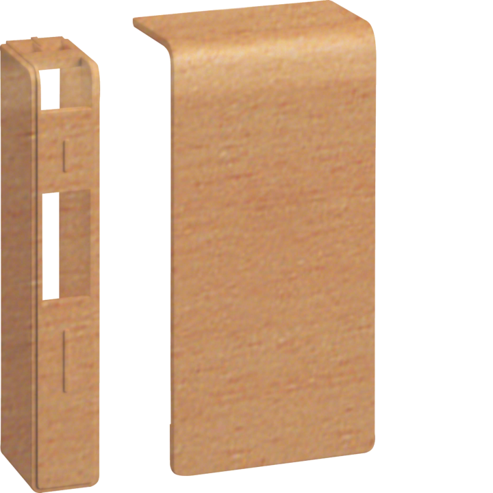Hager SL200806D2 End Cap Beech
