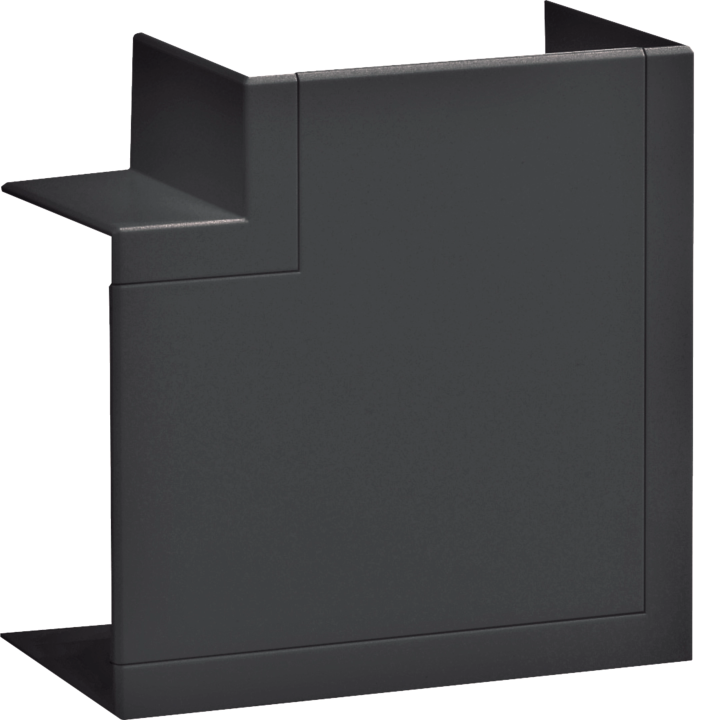 Hager BRP651005H9011 Flat Corner for BRP/BRAP Floor Boxes, Black