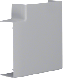 Hager LFF4011057030 Flat Angle for LF/LFF 40x110mm Floor Duct, Stone Grey