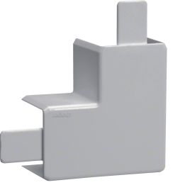 Hager LF3003057030 Flat Angle for HFR Cable Tray 30x30mm Stone Grey (RAL 7030)