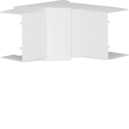 Hager LFF4006049016 Internal Corner for LF/LFH 40x57mm Cable Duct, White (RAL 9016)