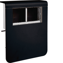 Hager SL201159079011 Accessory Box, Empty, Black