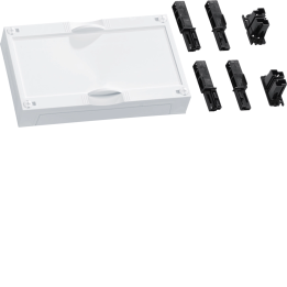 Hager UC11BA Universal Distribution Board Enclosure 150x250mm Plain Cover