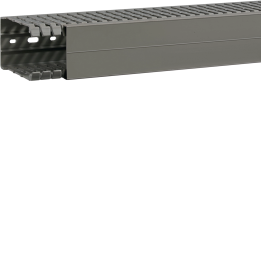 Hager BA7A100060 Slotted Panel Trunking 100x60mm, Grey