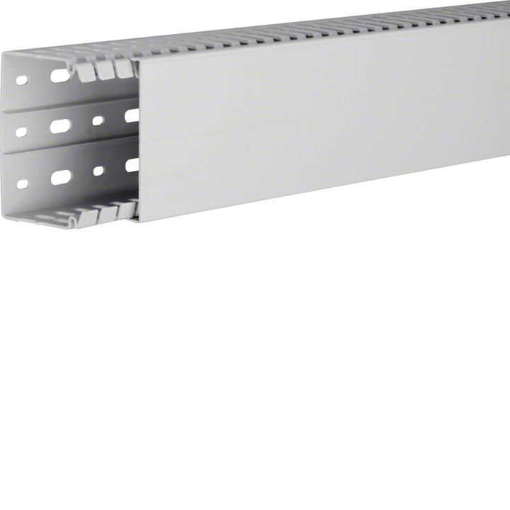 Hager HA760080 Slotted Panel Trunking 60x80mm Grey