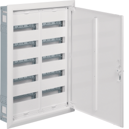 Hager FWU52L Flush Enclosure 5-Row 120 Modules