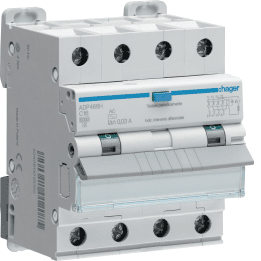 Hager ADM456C RCBO 4P 6kA C-6A 30mA A tipas