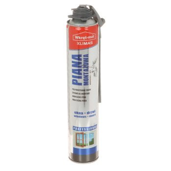 POLIURETANO PUTU PMPL-900-65L MAZAI PLETI 880 ml WKRET-MET KLIMAS