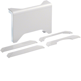 Hager SL2011589016 T-Piece for Cable Trunking, Traffic White