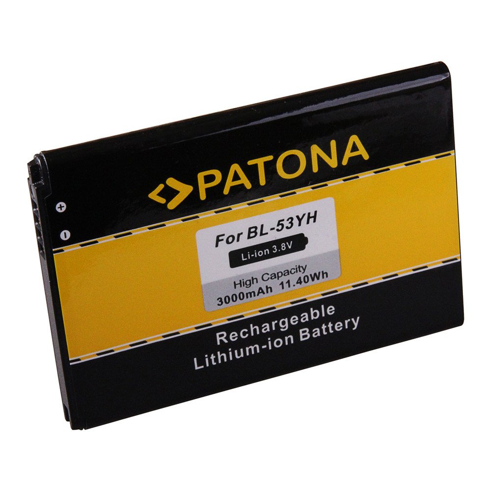 Aku LG D855 3000 mAh 3,8 V Li-Ion BL-53YH