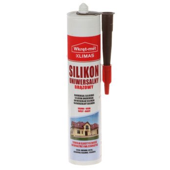 UNIVERSAL SILICONE SUN-310-BR CARTRIDGE 310 ml BROWN WKRET-MET KLIMAS