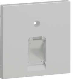 Hager GZUAE1A7035 Central Plate 55 UAE 1-Gang, Light Grey