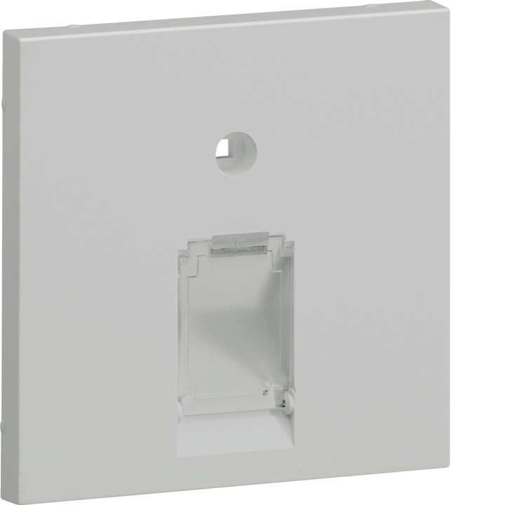 Hager GZUAE1A7035 Central Plate 55 UAE 1-Gang, Light Grey