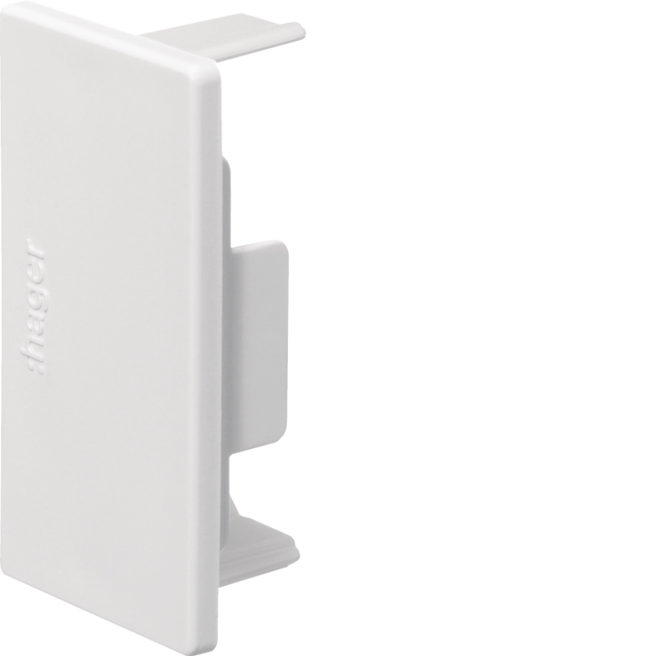 Hager LF3006069016 End Cap for Cable Trunking 30x57mm Traffic White
