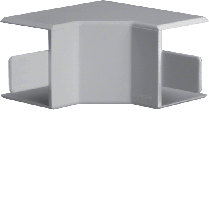 Hager LF4004047030 Internal Corner 40x40mm Stone Grey (RAL 7030)