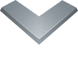 Hager AKBA2500401 Blind Lid External Corner 90° for AK 250x40