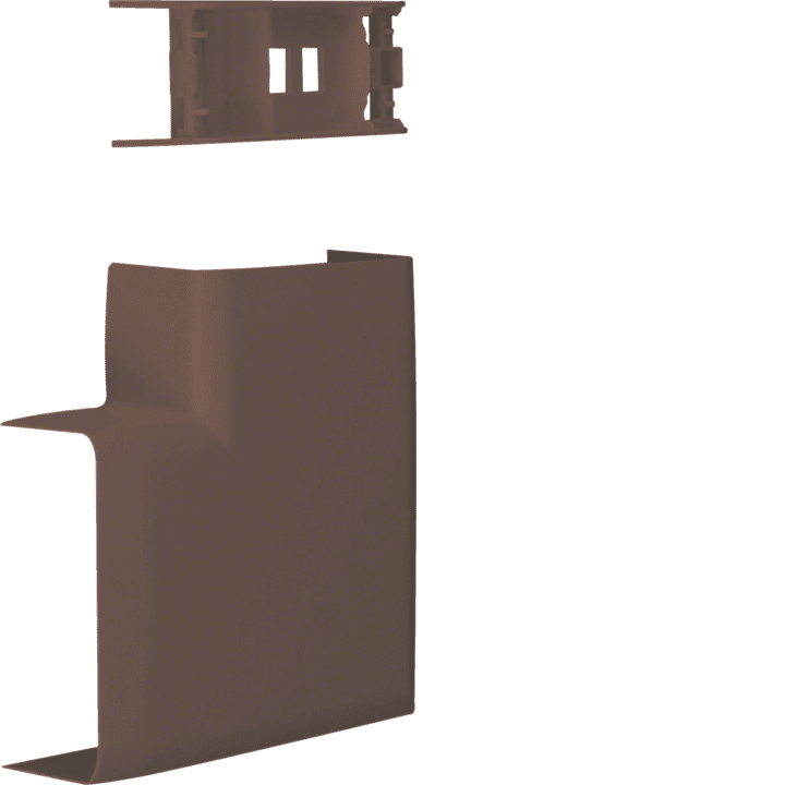 Hager ATA205058014 Plakans stūris priekš ATEHA Mini kanāla 20x50mm brūns