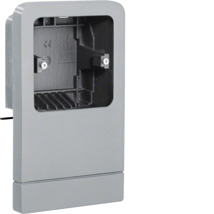 Hager SL20080901D2 Aluminium Slotted Panel Trunking 80x90mm 1m