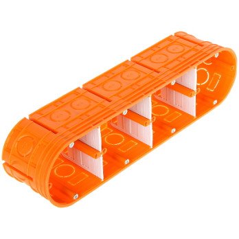 FLUSH BOX 4-GANG M-4X60-F SIMET