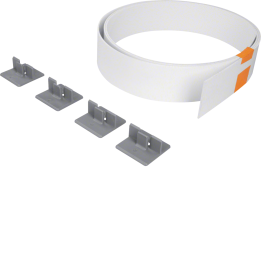 Hager BKTWK46 PVC Partition for Cable Trunking, 46mm x 2m
