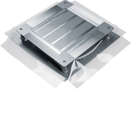 Hager UDB2075125 Floor Box with Floor Plate Size 2 75-125mm