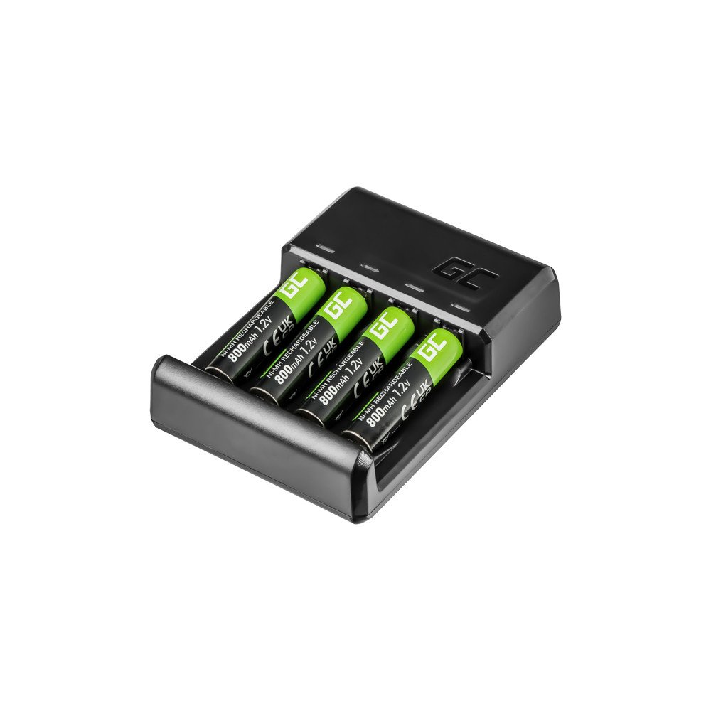 Ikroviklis VITAL-CHARGER+4X-AAA-800-GC Green Cell