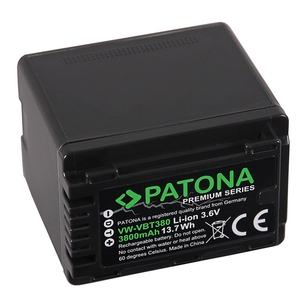 Baterija Panasonic VW-VBT380 3800mAh Li-Ion Premium