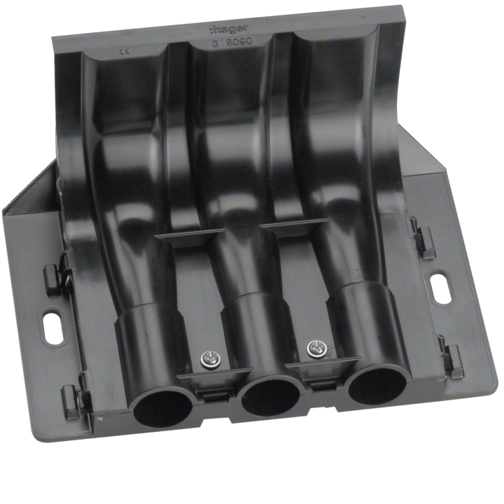 Hager G6090SCHW Door Crossing Black Cable Trunking