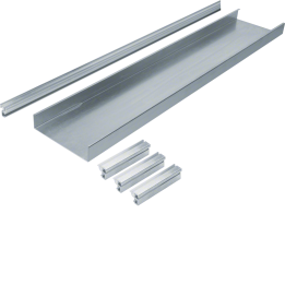 Hager AKU1500401 On-Floor Trunking Base 150x40 mm
